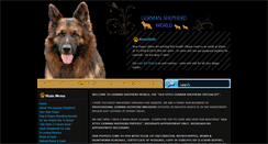 Desktop Screenshot of germanshepherdworld.com.au